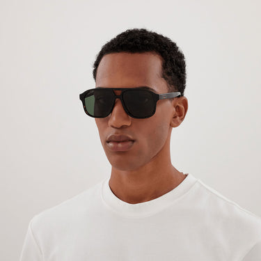 Gucci Occhiali da Sole GG1856S 002 Havana/Verde Uomo 3