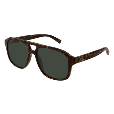 Gucci Occhiali da Sole GG1856S 002 Havana/Verde Uomo 1