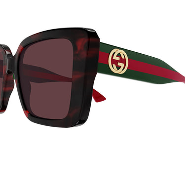 Gucci Gafas de Sol GG1861S 003 Marrón/Rojo Mujer