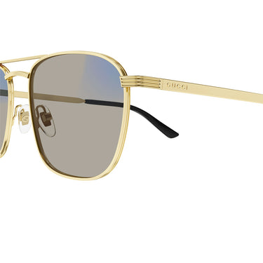 Gucci Occhiali da Sole GG1881S 005 Oro/Trasparente Uomo