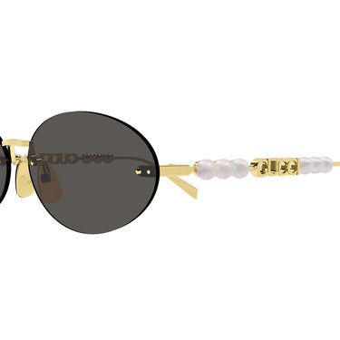 Gucci Occhiali da Sole GG1922S 001 Oro/Grigio Donna 3