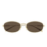 Gucci Okulary Przeciwsłoneczne GG1940S 002 Złoto/Brąz Męskie