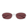 Gucci Sunglasses GG1940S 003 Silver/Red Men