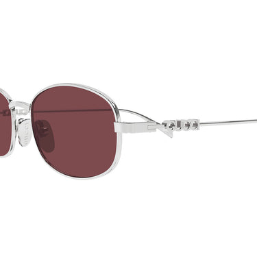 Gucci Occhiali da Sole GG1940S 003 Argento/Rosso Uomo 2