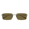 Gucci Gafas de Sol GG1941S 002 Plata/Marrón Hombre