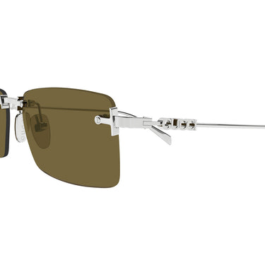 Gucci Occhiali da Sole GG1941S 002 Argento/Marrone Uomo 3