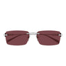 Gucci Sunglasses GG1941S 003 Silver/Red Men