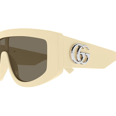 Gucci Occhiali da Sole GG1950S 004 Avorio/Marrone Donna 2