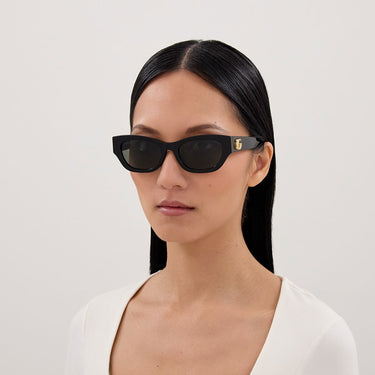 Gucci Occhiali da Sole GG1954SA 001 Nero/Grigio Donna 3