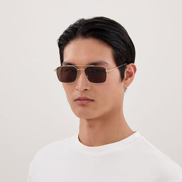 Gucci Occhiali da Sole GG1957SA 002 Oro/Marrone Uomo 4