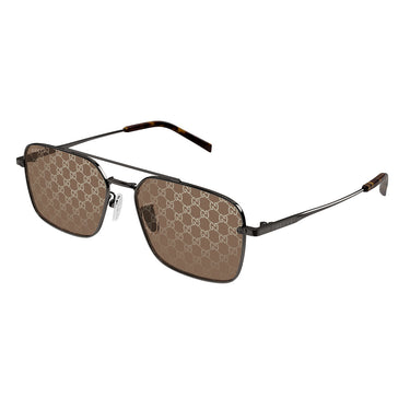 Gucci Occhiali da Sole GG1957SA 005 Grigio/Marrone Uomo 2