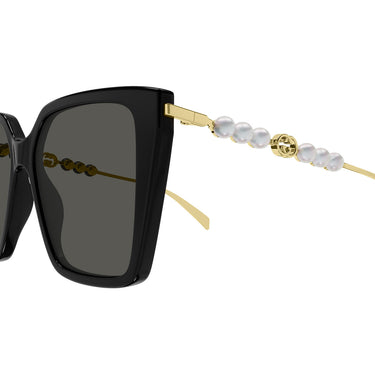 Gucci Gafas de Sol GG1967S 001 Negro Oro/Gris Mujer 2