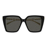 Gucci Sonnenbrille GG1967S 001 Schwarz Gold/Grau Damen