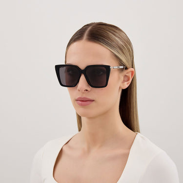 Gucci Occhiali da Sole GG1967S 002 Argento/Nero Donna 3