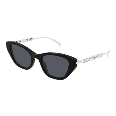 Gucci Occhiali da Sole GG1968S 002 Argento/Nero Donna 2