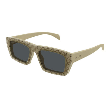 Gucci Occhiali da Sole GG2020S 004 Beige Grigio Uomo 2