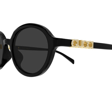 Gucci Occhiali da Sole GG2033SA 007 Nero Con Strass Grigio Donna 3