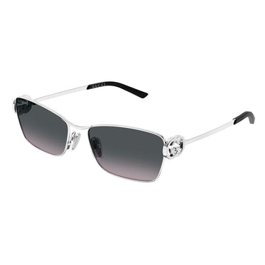 Gucci Occhiali da Sole GG2045S 002 Argento Grigio Donna 2