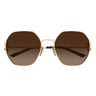 Gucci Occhiali da Sole GG2046S 003 Oro Marrone Donna 