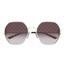 Gucci Occhiali da Sole GG2046S 004 Argento Rosso Donna 