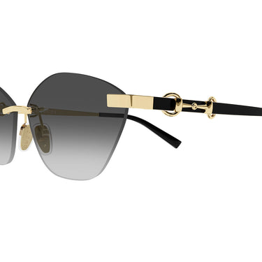 Gucci Occhiali da Sole GG2050S 001 Nero Oro Grigio Sfumato Donna 3