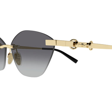 Gucci Occhiali da Sole GG2050S 002 Oro Nero Grigio Sfumato Donna 3
