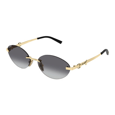 Gucci Occhiali da Sole GG2051S 002 Oro Nero Grigio Sfumato Donna 2