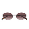 Gucci Occhiali da Sole GG2051S 003 Argento Rosso Donna 