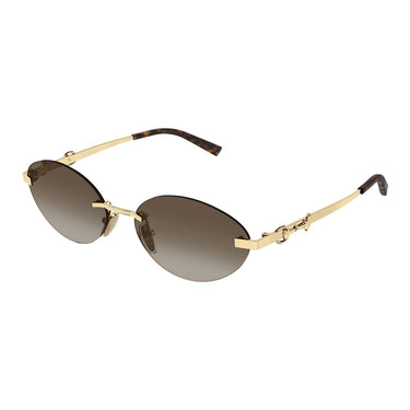 Gucci Occhiali da Sole GG2051S 004 Oro Marrone Donna 2