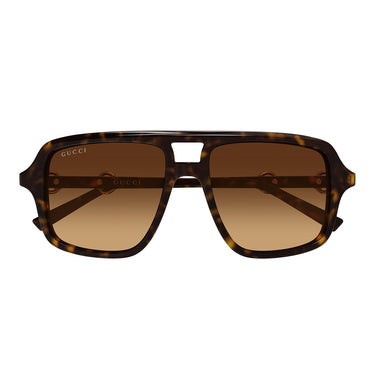 Gucci Occhiali da Sole GG2052S 002 Marrone/Marrone Sfumato Unisex 4
