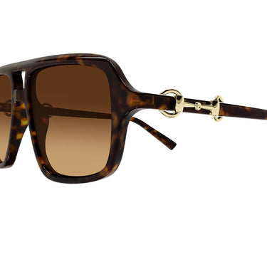 Gucci Occhiali da Sole GG2052S 008 Marrone Marrone Donna 3