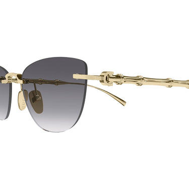 Gucci Occhiali da Sole GG2063S 001 Oro/Grigio Donna 3