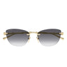 Gucci Occhiali da Sole GG2063S 001 Oro/Grigio Donna