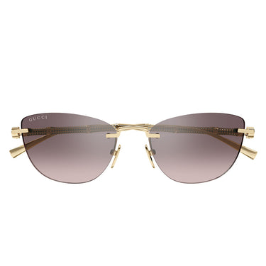 Gucci Occhiali da Sole GG2063S 005 Oro Marrone Donna 4