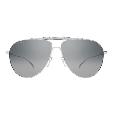 Gucci Occhiali da Sole GG2064S 002 Argento/Grigio Uomo 4