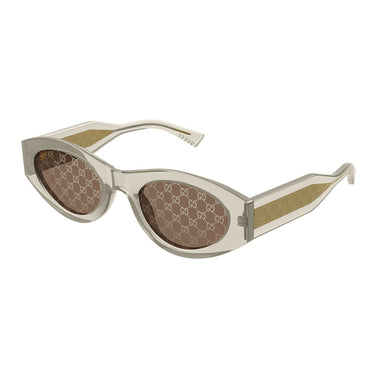 Gucci Occhiali da Sole GG2065S 003 Giallo Marrone Monogram Donna 2