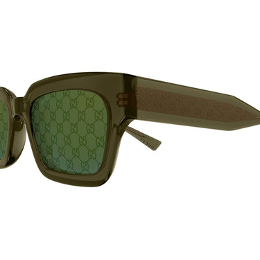 Gucci Occhiali da Sole GG2069S 004 Verde/Verde Monogram Uomo 3