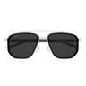 Gucci Occhiali da Sole GG2073S 001 Argento/Grigio Uomo