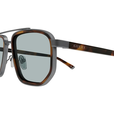 Gucci Occhiali da Sole GG2073S 002 Rutenio Marrone/Blu Uomo 2