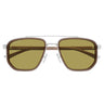 Gucci Occhiali da Sole GG2073S 005 Argento Marrone Verde Uomo