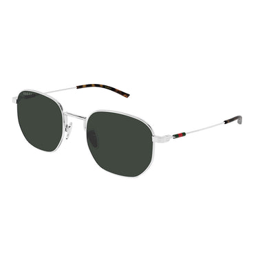 Gucci Occhiali da Sole GG2095S 002 Argento Verde Uomo 2