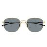 Gucci Occhiali da Sole GG2095S 003 Oro Grigio Uomo 