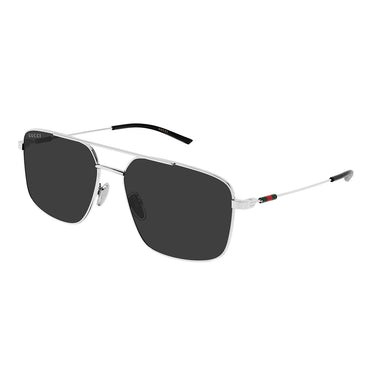 Gucci Occhiali da Sole GG2096SA 001 Argento Grigio Scuro Uomo 2
