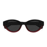 Gucci Occhiali da Sole GG2105SA 003 Nero Sfumato Rosso Grigio Donna