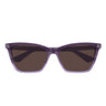 Gucci Occhiali da Sole GG2111S 003 Viola Marrone Donna 