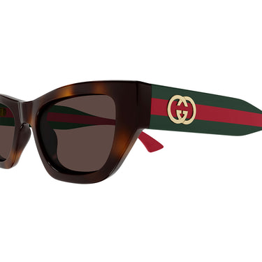 Gucci Occhiali da Sole GG2116S 002 Marrone Verde/Marrone Donna 2