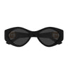 Gucci Occhiali da Sole GG2121S 001 Nero Oro Grigio Donna