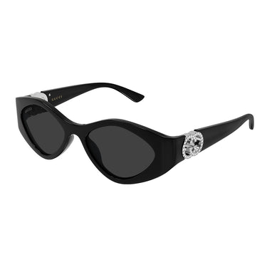 Gucci Occhiali da Sole GG2121S 002 Nero Argento Grigio Donna 2