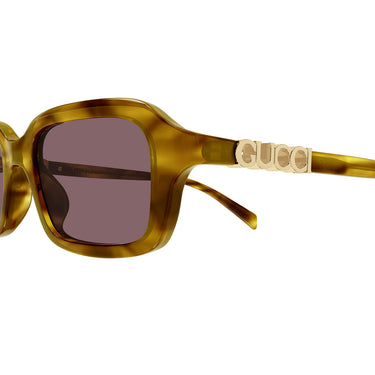 Gucci Occhiali da Sole GG2152S 004 Marrone Rosso Donna 3