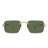 Gucci Occhiali da Sole GG2154S 003 Oro/Verde Uomo